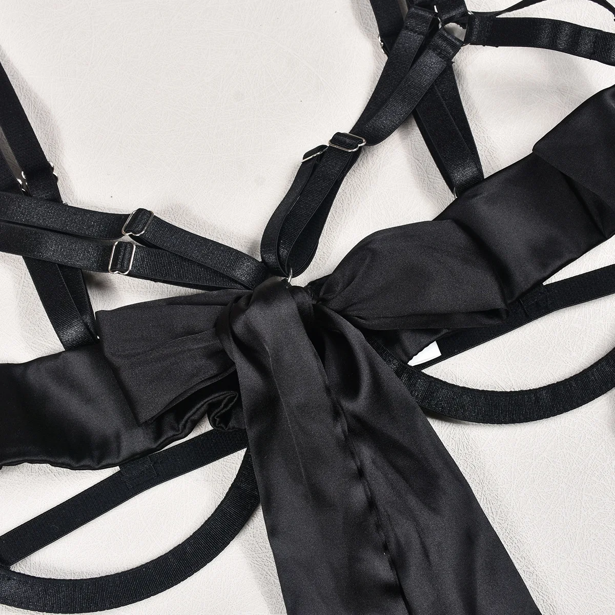 Title 16, Conjunto de lingerie push-up com design vazado,...