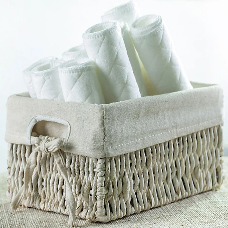 Drie-laags ecologische katoenen luiers. Zacht, absorberend en milieuvriendelijk. De ideale keuze voor comfort en duurzaamheid voor baby's. — foto 4