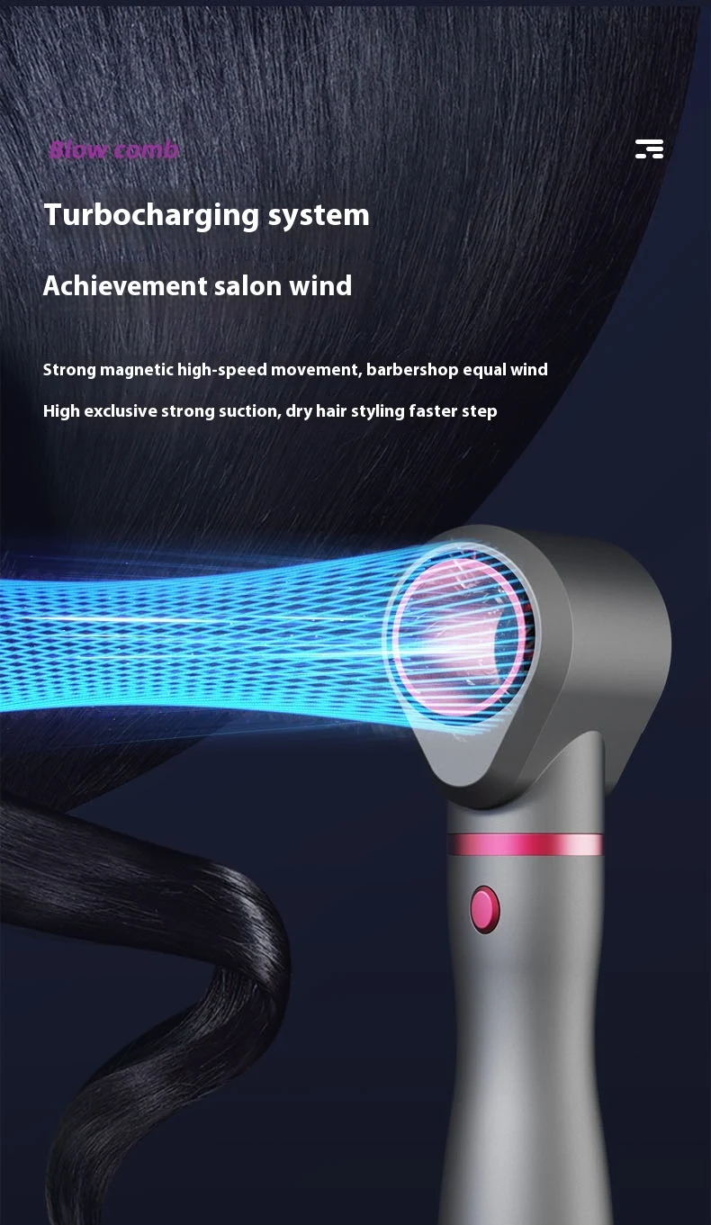 Title 7, Multi Functional Roll Straight Dual-use Hair Dr...