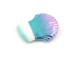 Oblique light blue hair
