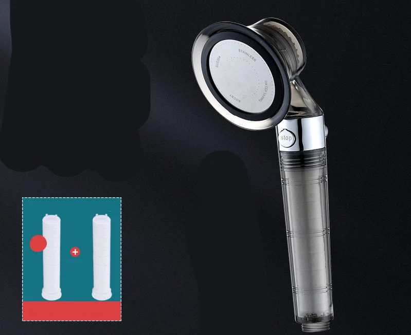 Pressurized Shower Nozzle for Home Use Single Head Small Waist Design Delivers Powerful Water Pressure and Saves Water E — photo 10