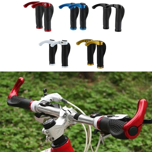 Title 1, Horn rubber non-slip bicycle grips. Provides en...