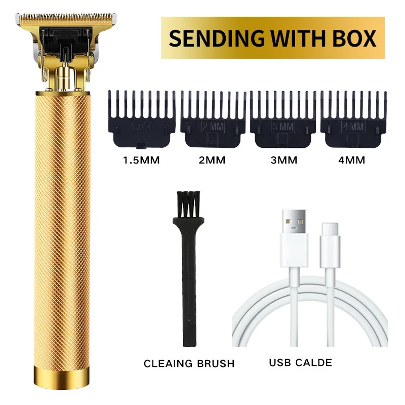 USB Electric Hair Clippers Rechargeable Shaver Beard Trimmer All-in-One Grooming Kit Cordless & Powerful Precision Trimm — photo 7