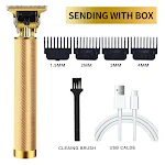 USB Electric Hair Clippers Rechargeable Shaver Beard Trimmer All-in-One Grooming Kit Cordless & Powerful Precision Trimm — photo 7