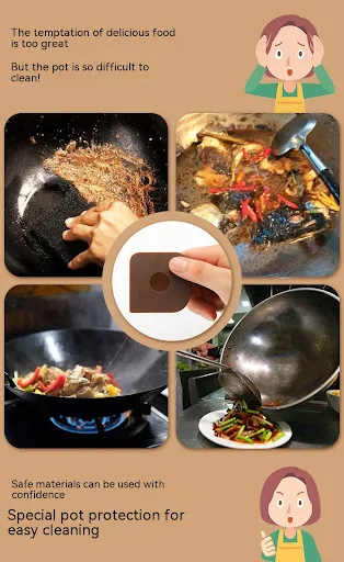 Title 4, Multi-functional kitchen cleaning scraper for p...