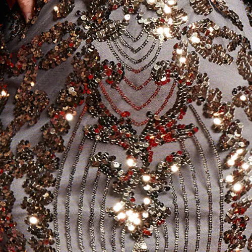 Title 14, High-end Temperament Round-neck Long Sequined B...