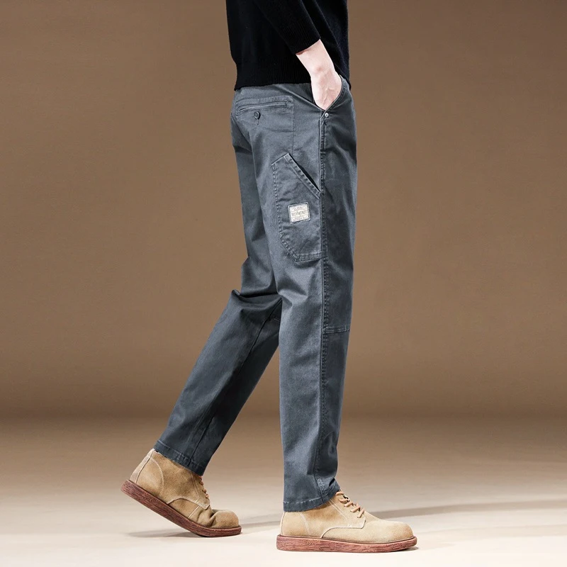 Title 6, Heren Casual Retro Broek, All-match. Klassieke ...