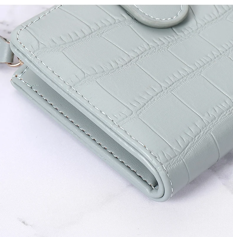 Title 8, Wallet Womens Solid Color Simple Zipper Multi ...