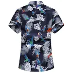 Summer Men's Short Sleeve Floral Shirt Large Size European & American Fashion Loose Overweight Man Shirt M-7XL. Stylish, — photo 11