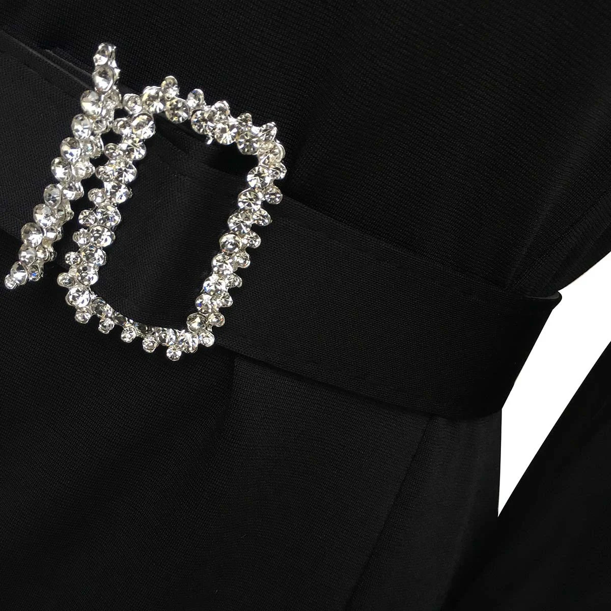 Title 10, Big Flared Chiffon Sleeves With Large Diamond Belt