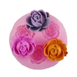 Rose Flower Fondant Silicone Cake Mold. Create stunning edible cake decorations quickly and easily. Perfect for elegant — photo 10