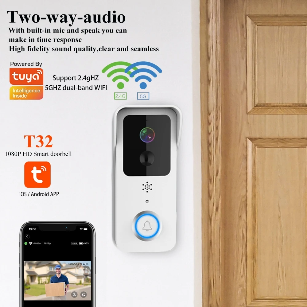 Title 14, Smart Home Waterproof Remote Intercom HD for cl...