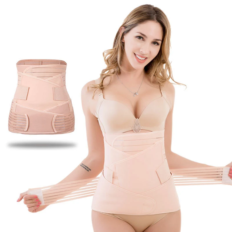 Faja Reductora Postparto Cinturón Abdominal Corsé de Maternidad Recuperación Posparto Moldea Abdomen Reduce Cintura Soporte Lumbar — foto 9