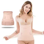 Faja Reductora Postparto Cinturón Abdominal Corsé de Maternidad Recuperación Posparto Moldea Abdomen Reduce Cintura Soporte Lumbar — foto 9