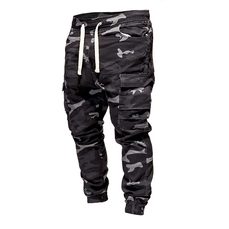 Title 6, Heren camouflage vrijetijdsbroek met trekkoord,...