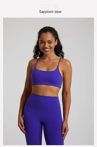Title 13, Candy Color Nude Feel Workout Bra Sports Quick-...