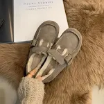 Women's Flat Ugly And Cute Velvet Warm Cotton Shoes. Comfortable winter shoes for everyday wear. Keep your feet warm and — photo 6