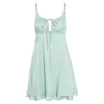 High Waist Loose Solid Color Halter Fashion Suspender Dress. Comfortable, stylish, and versatile, perfect for any occasi — photo 2