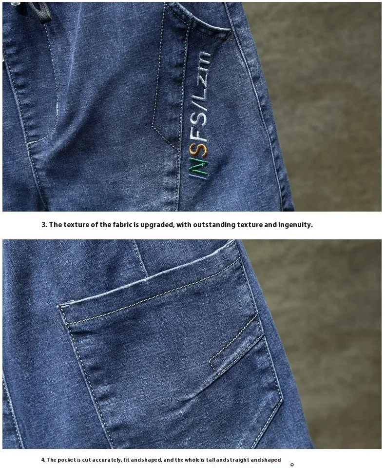 Title 7, Mens Loose Jeans Fall Winter Trend. Comfortabl...