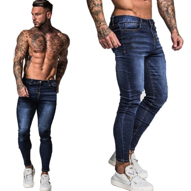 Patchwork Pants Jeans Men's Fit Comfortable Stylish Jeans Unique Design Versatile Modern Pants for Everyday Wear and Spe — photo 17