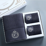 Three-piece hotel bath towel set offering a luxurious bathing experience. Soft, absorbent, and durable for ultimate comf — photo 2