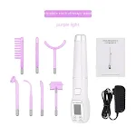 Seven Piece White Purple Light