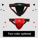 Protetor de virilha para boxe Sanda, MMA, Taekwondo feminino. Roupa íntima de goleira e equipamento de proteção. Segurança nos treinos e lutas. — foto 4