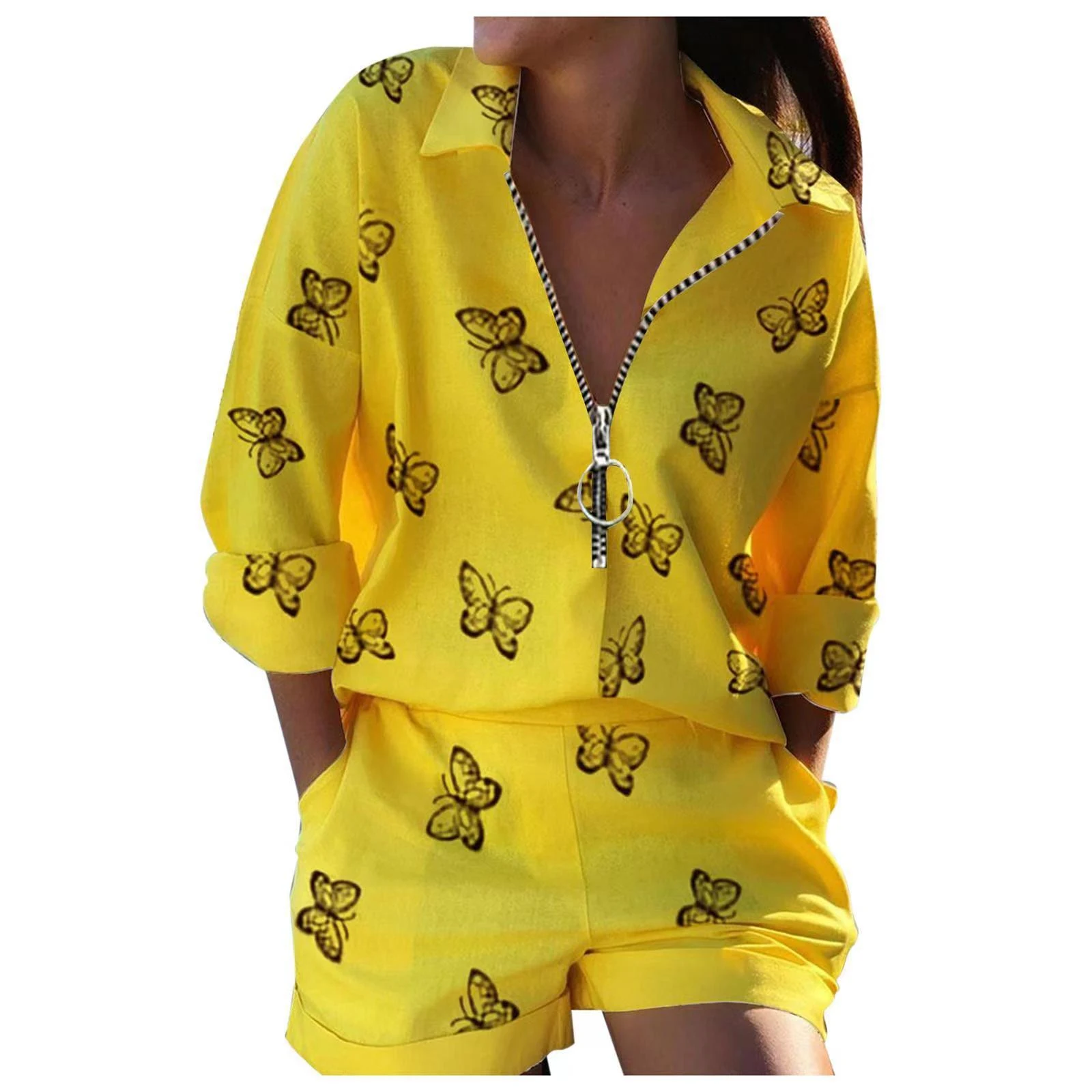 Title 5, Completo da donna alla moda, set due pezzi, top...