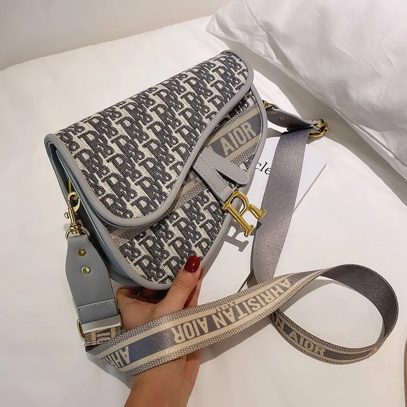Title 2, New Retro Fashion Embroidered Saddle Bag Should...