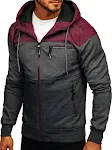 Men's stitching contrast cardigan sweater, a stylish knit sweater for men offering comfortable wear and a modern, casual — photo 8