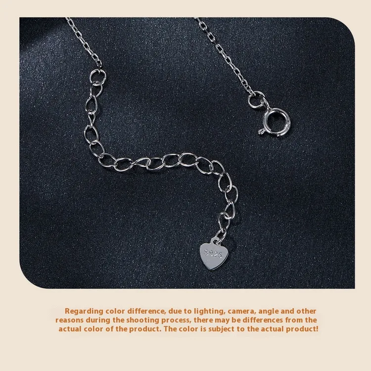Title 6, Colar de moissanite brilhante em gota de 1 quil...