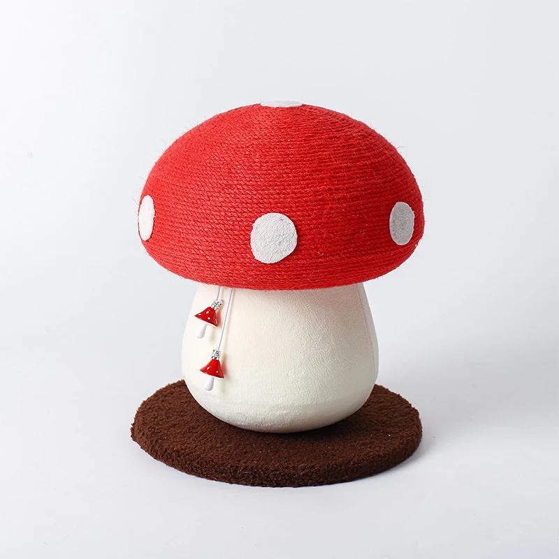 Title 2, Mushroom-shaped cat scratch board, vertical sis...
