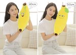 Almofada de banana de desenho animado para abraçar e decorar. Macia, divertida e perfeita para crianças e adultos. Adicione alegria à sua casa! — foto 13
