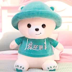 Urso de Pelúcia Fofo Abraçável! Boneca de Pano Panda, Perfeita para Aconchegar e Brincar, um Companheiro Suave e Carinhoso. — foto 4
