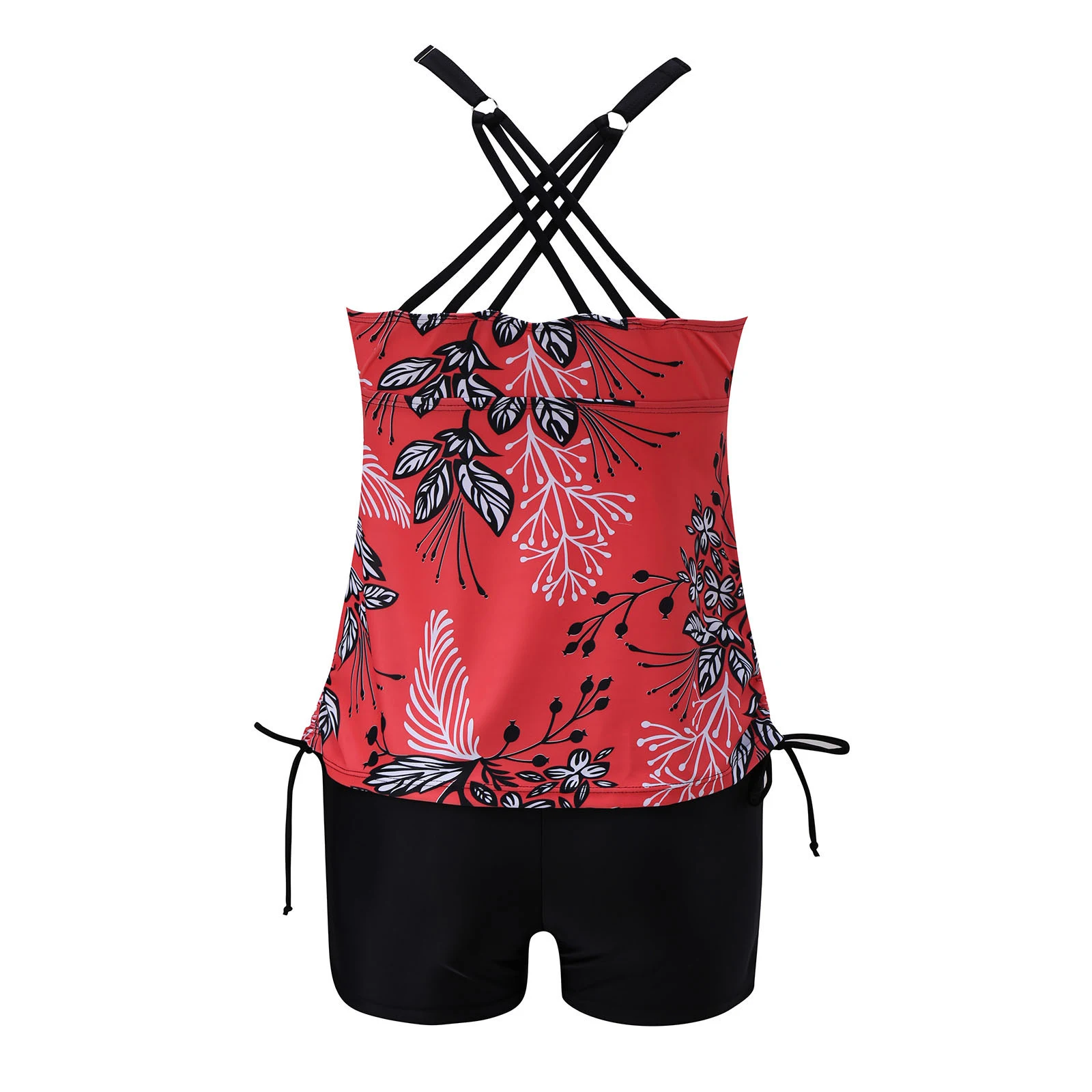 Title 3, Digital print double-shoulder strap push up ple...