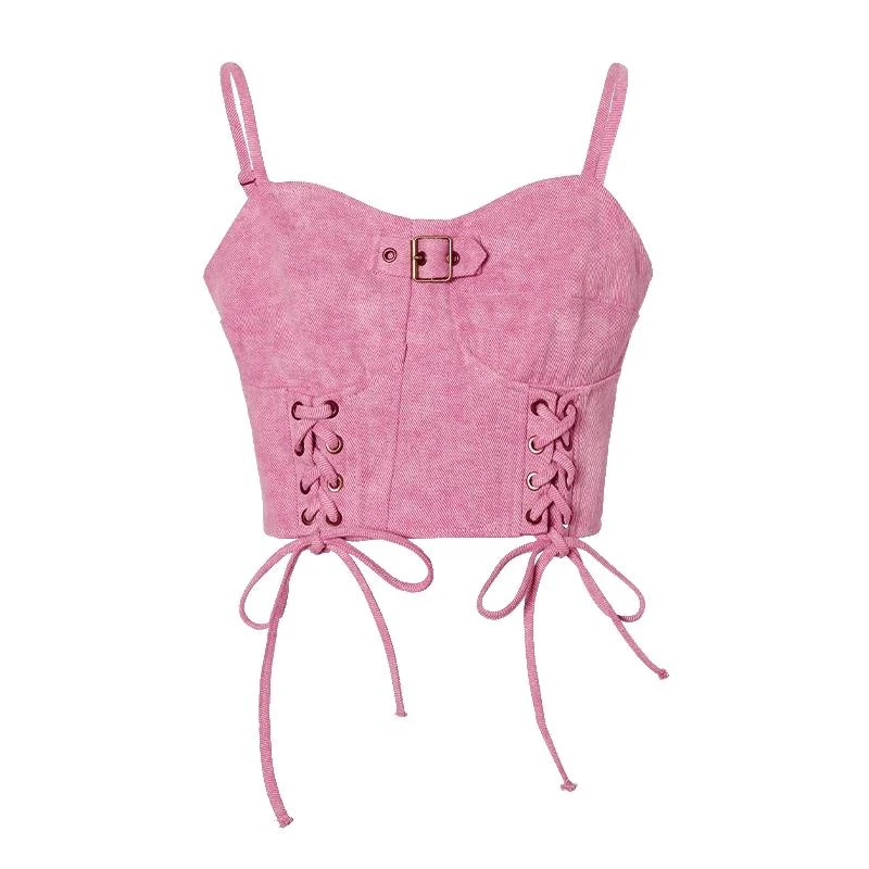 Title 2, Batik Drawstring Waist Fishbone Corset, cinches...