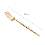 Stainless steel western tableware cutlery set. Steak knives, spoons and forks for elegant dining and exceptional meals. — photo 18