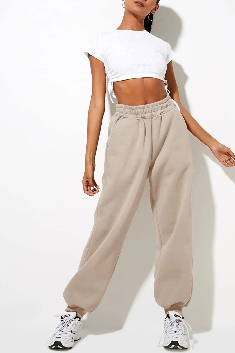 Title 6, Womens Trousers with Pockets High Waist Loose ...