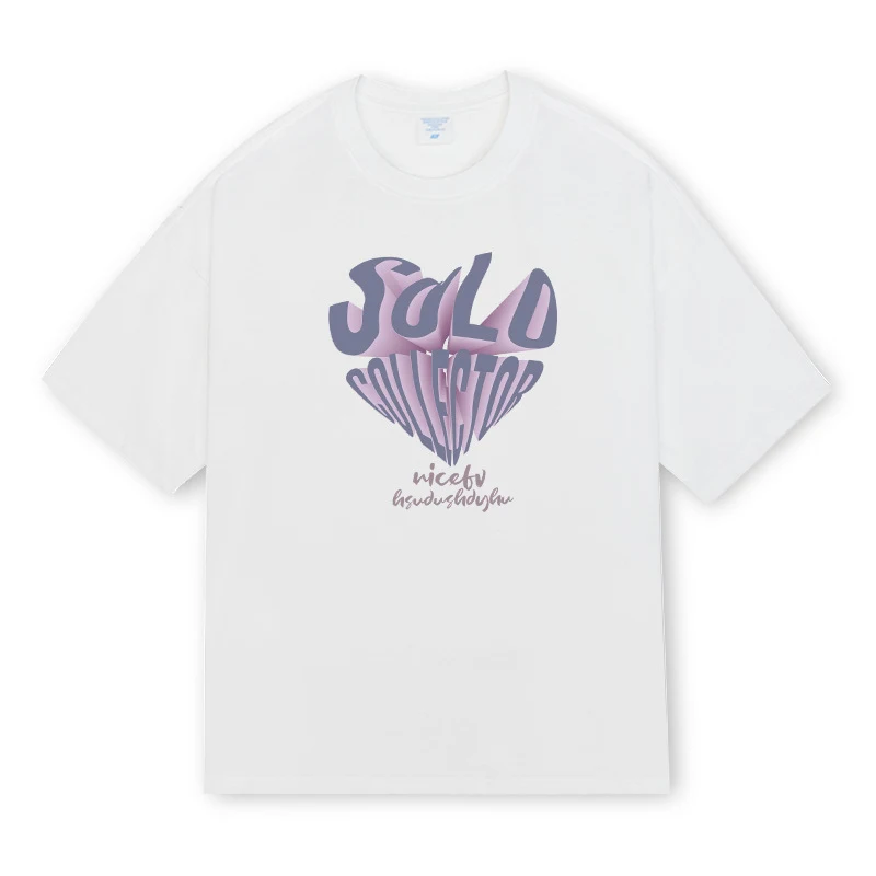 Camiseta juvenil de manga curta com estampa de letras para homens. Conforto e estilo em uma peça. Ideal para um visual moderno e despojado. — foto 2