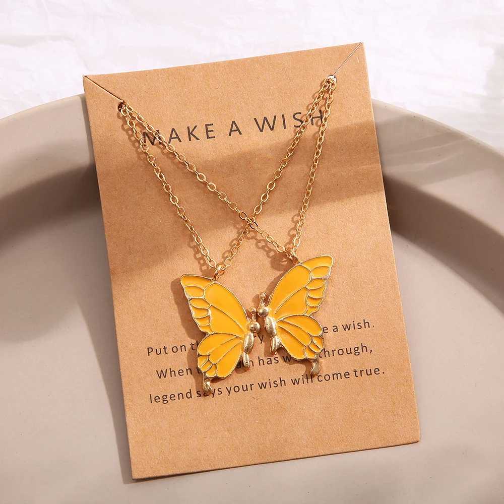 Colar de borboleta etnico colorido, adicione um toque artístico e vibrante ao seu visual, expressando sua individualidade. — foto 16
