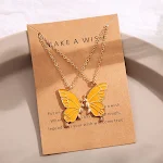 Colar de borboleta etnico colorido, adicione um toque artístico e vibrante ao seu visual, expressando sua individualidade. — foto 16