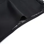 Calcinha menstrual feminina cintura média com renda, roupa íntima absorvente e confortável para mulheres, proteção durante o período. — foto 2