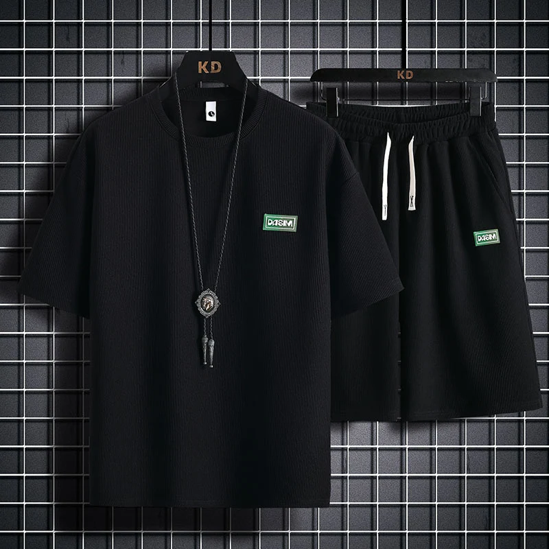 Title 8, Completo uomo casual due pezzi, manica corta, c...