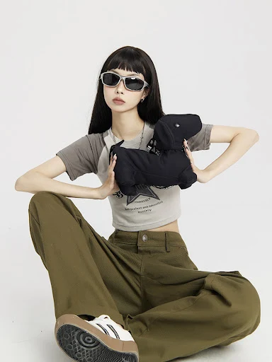 Title 6, Bolsa Crossbody Feminina de Um Ombro com Design...