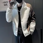 Cardigã Patchwork Slim Fit Cores Contrastantes Casaco Ajustado e Moderno Combine com Tudo Estilo Trendy para um Visual Elegante e Confortável — foto 2