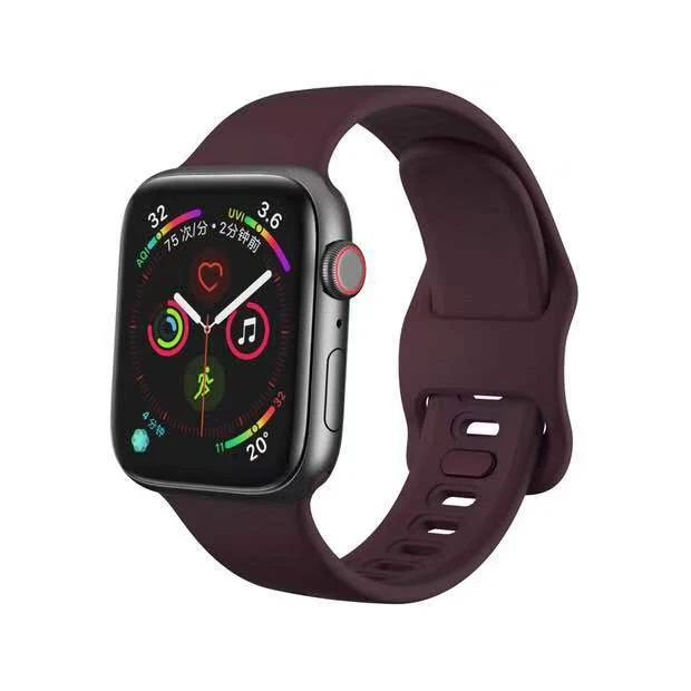 Liquid siliconen sport polsband voor horloges, effen kleur, eenvoudig design. Comfortabele armband, ideaal voor sporten en dagelijks gebruik, flexibel en duurzaam. — foto 4