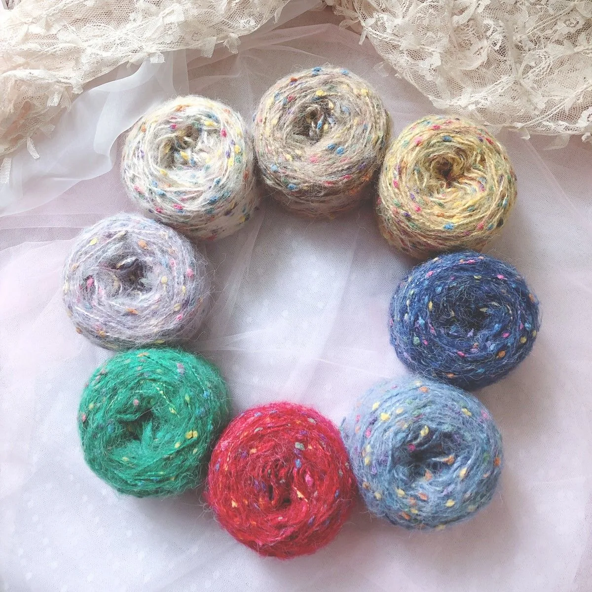 Doudou Yarn Mohair Hand-mixed Wool Yarn Create Soft Warm Garments Perfect for Hand Knitting Luxurious Blend High Quality — photo 18