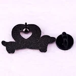 Teckel Liefde Broche Huisdier Badge Pin Accessoires, Laat je liefde voor teckels zien met deze charmante speld voor kleding of tassen — foto 1