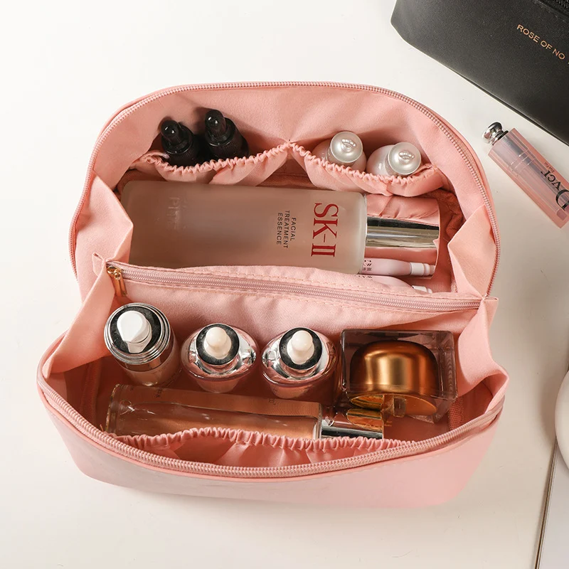 Korean Style Simple Pillow Bag, Cosmetic Storage Bag, Convenient Large Capacity, Ins Style Sweet Shu Wash Bag. In Stock — photo 3
