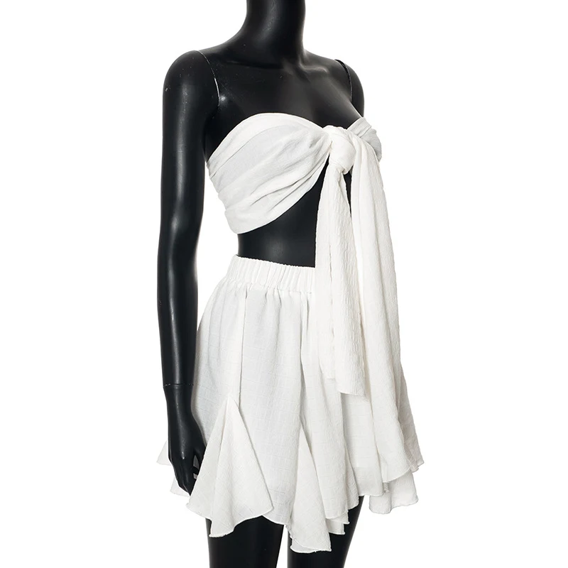 Title 10, Completo da vacanza donna in chiffon, top a tub...